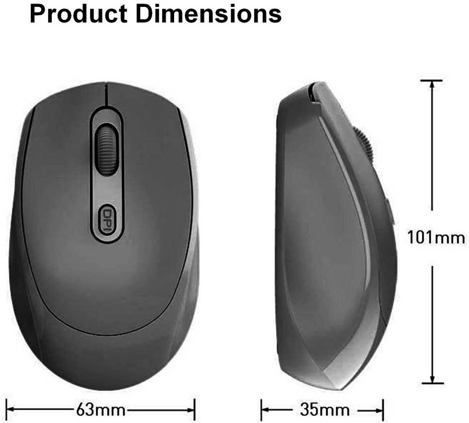 Pelė Equip Wireless Dual Mode 4Btn L+R Juodas (245122)