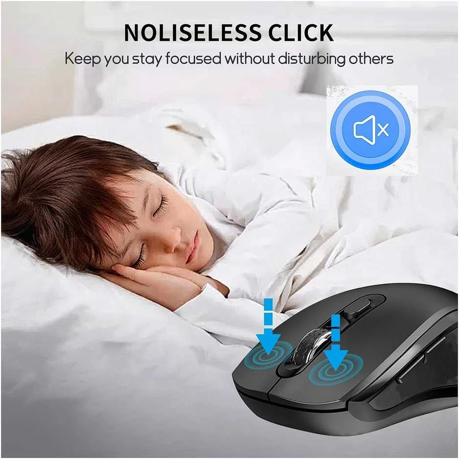 Pelė Equip Kompaktmaus Wireless Dual Mode 6Btn L+R juodas