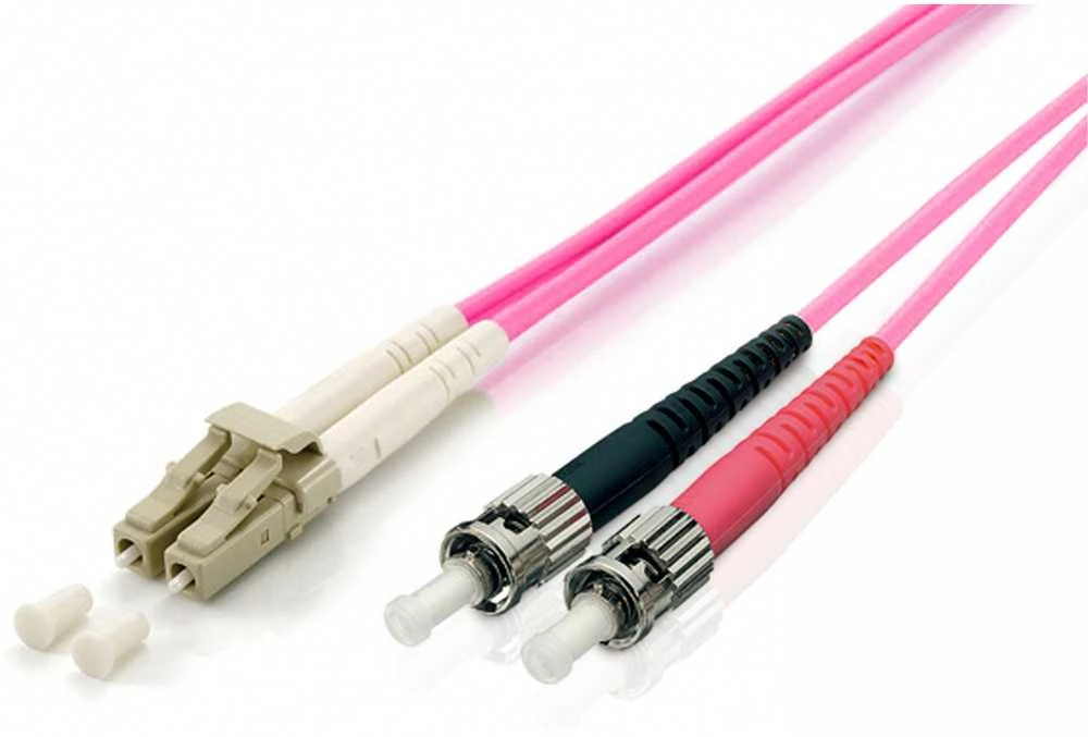 Equip Įrengti Fiber Optic Patchcord LC-ST Multimode Duplex OM4 5 m Violetinis (255545)