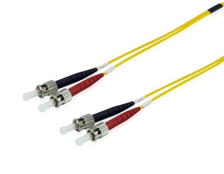 Equip Įrengti Fiber Optic Patchcord ST - ST Singlemode Duplex OS2, 3m, geltona (252233)