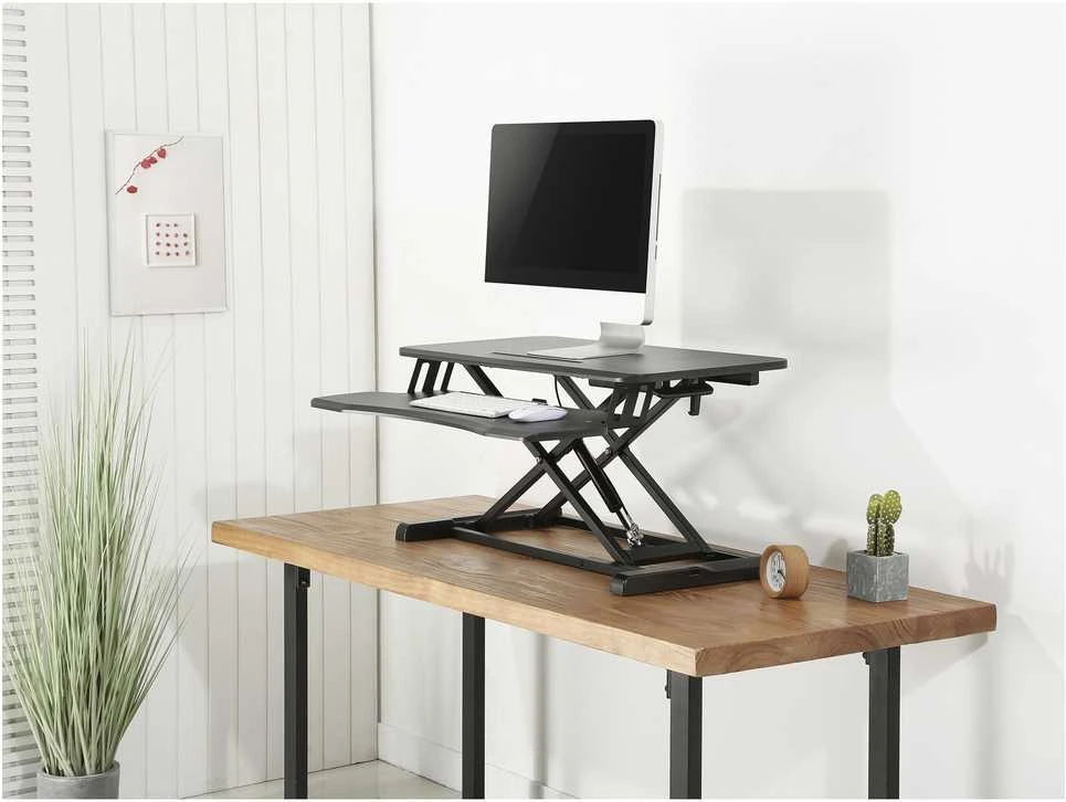 Įranga Equip ERGO monitoriaus stalas su sėdynės/stovo stovu juodas 15kg