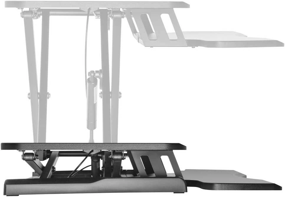 Įranga Equip ERGO monitoriaus stalas su sėdynės/stovo stovu juodas 15kg
