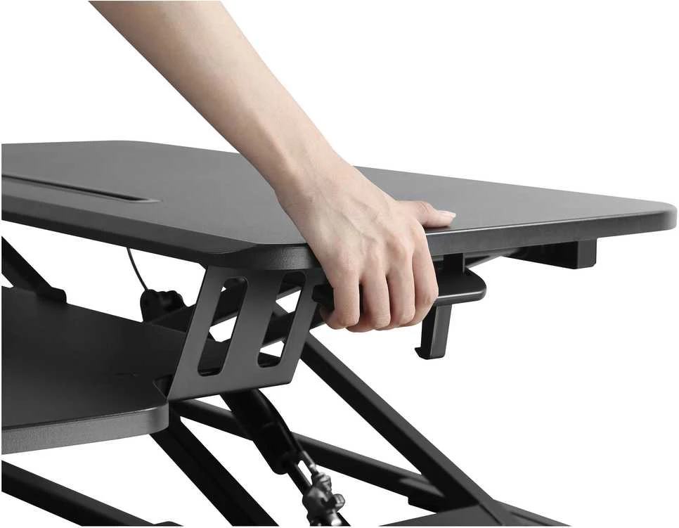 Įranga Equip ERGO monitoriaus stalas su sėdynės/stovo stovu juodas 15kg