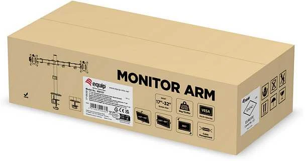 Equip 650157 monitoriaus laikiklis arba stovas 81,3 cm (32″) Stalas Juoda