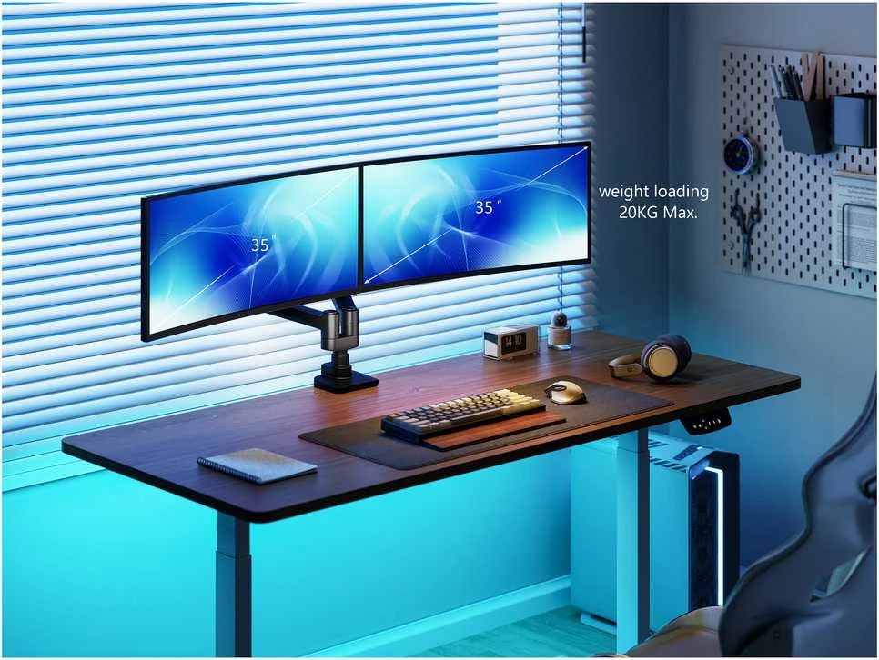 Equip 650182 monitoriaus laikiklis arba stovas 88,9 cm (35″) Stalas Juoda