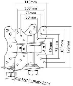 Laikiklis Įranga Equip PC mount VESA kompiuteris iki 5kg
