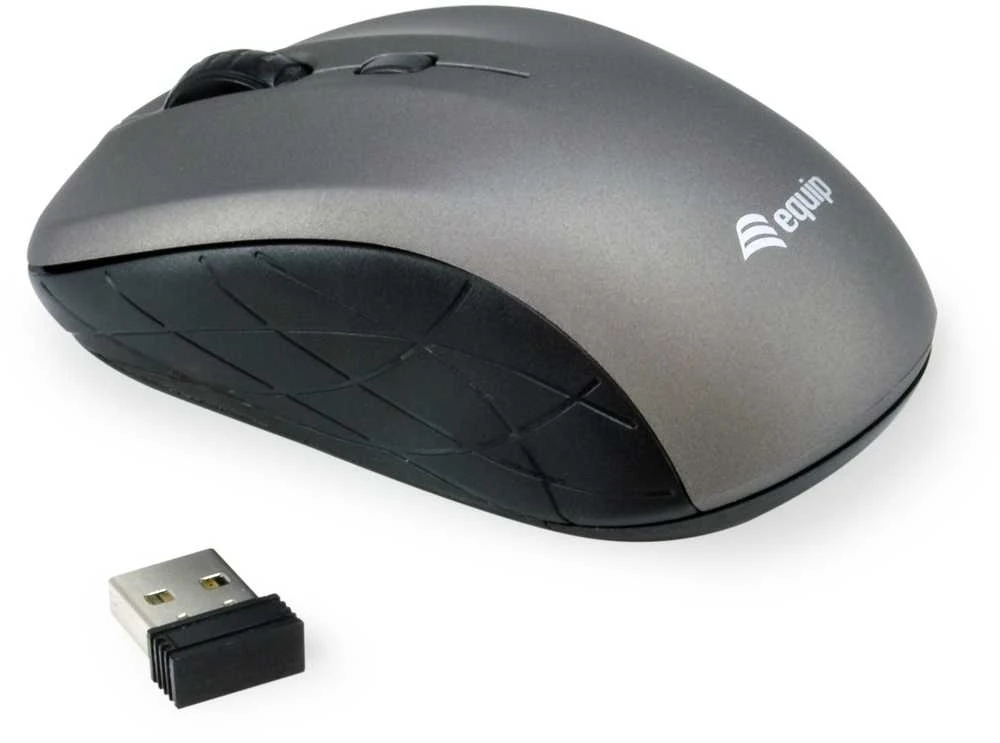 Equip Optinė belaidė pelė USB Mini R+L grau