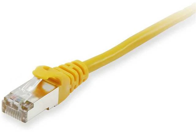 Equip Įrengti Patchcord, S / FTP, Cat6, PIMF, 10m, geltona (605566)