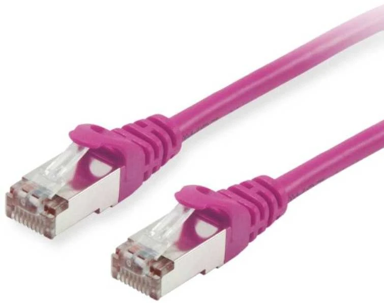 Equip Patchcord Cat6, S/FTP, 1m, violetinė (605555)