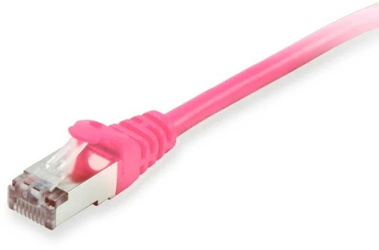 Equip Patchcord Cat6, S/FTP, 5m, rožinė (605584)
