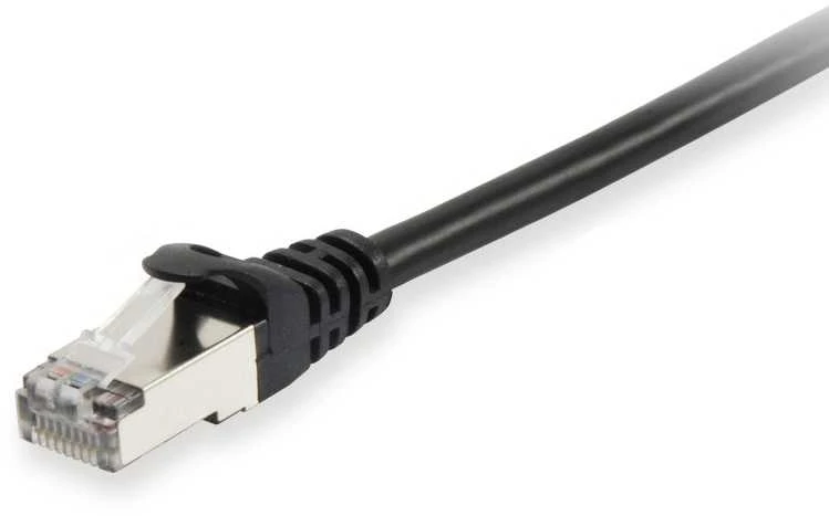 Equip Įrengti Patchcord, Cat6, S / FTP, HF, 5m, juoda (605594)