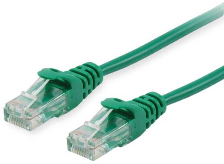 Equip 625446 tinklo kabelis 10 m Cat6 U/UTP (UTP) Žalia