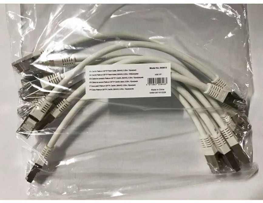 Equip 645613 tinklo kabelis Balta 0,25 m Cat6a S/FTP (S-STP)