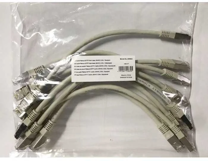 Equip 645603 tinklo kabelis Pilka 0,25 m Cat6a S/FTP (S-STP)