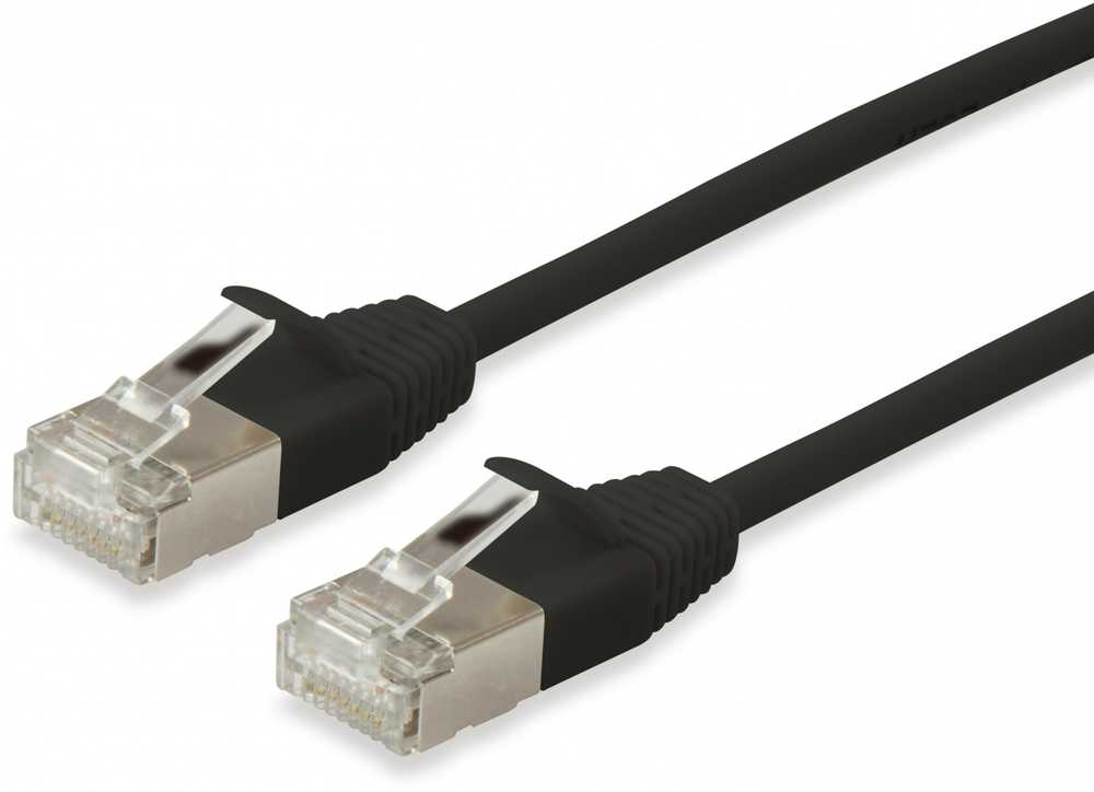 Equip Equip Patchkabel Cat6A F/FTP 2xRJ45 20.00m sw Slim LSZH