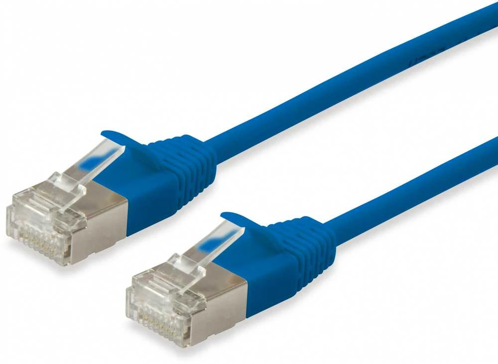 Equip Įranga Įranga Patchkabel Cat6A S/FTP 2xRJ45 3,00m blau (SSTP) Slim