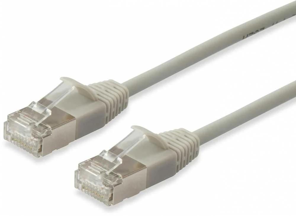 Equip Įrengti Įrengti Patchkabel Cat6A S/FTP 2xRJ45 5,00 m smėlio spalvos (SSTP) Slim