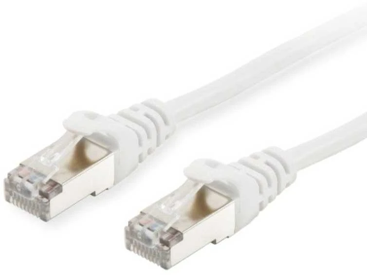 Equip Patchcord Cat 6a, SFTP, 0.5m, balta (606002)