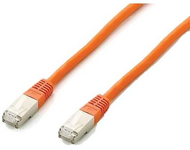 Equip Patchcord Cat6a, S/FTP, 1m, oranžinė (605670)