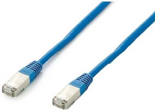 Equip Įrengti Patchcord, S / FTP, Cat6A, PIMF, HF, 1m, mėlyna (605830)