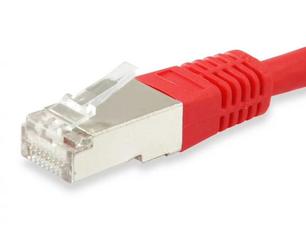Equip Patchcord, S/FTP, Cat6A, PIMF, HF, 1m, raudona (605620)