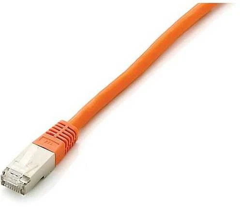 Equip Patchcord Cat6a, S/FTP, 1m, oranžinė (605670)