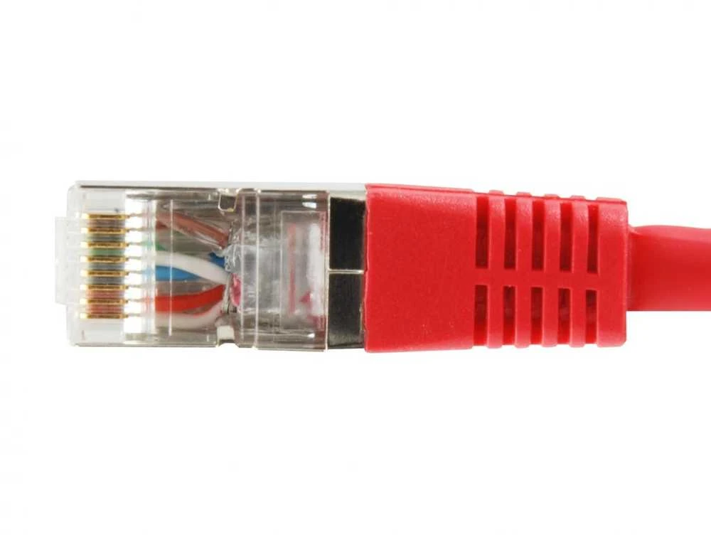 Equip Patchcord, S/FTP, Cat6A, PIMF, HF, 1m, raudona (605620)