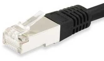 Equip Įrengti RJ-45 / RJ-45 cat.6a S / FTP Juodas 3m (605692)