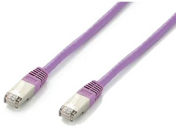 Equip Įrengti Patchcord Cat6a, S / FTP, 5m, rožinė (605654)