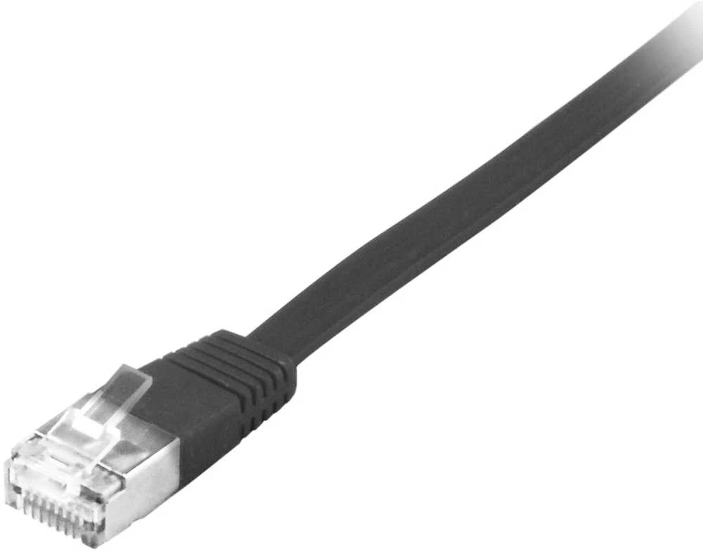 Equip Įrengti Patchkabel Cat6A U/FTP 2xRJ45 3,00 m schwarzFlachLSZH