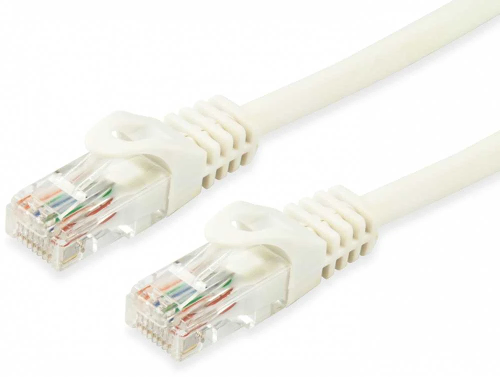 Equip Įrengti Patchkabel Cat6A U/UTP 2xRJ45 0,50m baltas LSZH Polybeutel