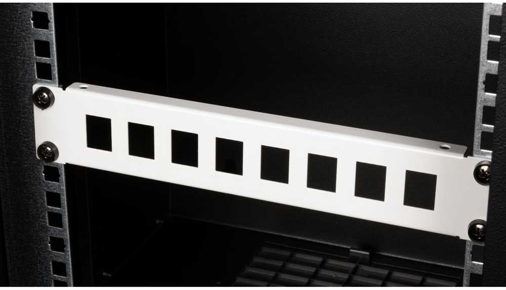 Equip Equip Patchpanel 10'' mit Keystone Montage 1U, grau