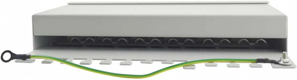 „Equip“ komutacinis skydelis 12x RJ45 Cat6 FTP darbalaukio ISO/IEC, pilkos spalvos