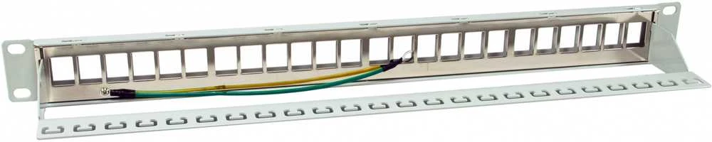 „Equip“ komutacinis skydelis 24x Cat6A 19 FTP 1HE „Keystone Montage“ ws