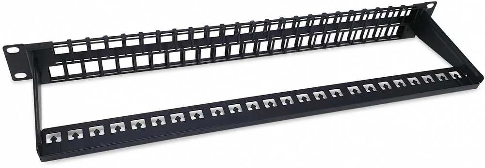 „Equip“ komutacinis skydelis 48x Cat6 19 UTP 1HE „Keystone“ montažo programinė įranga