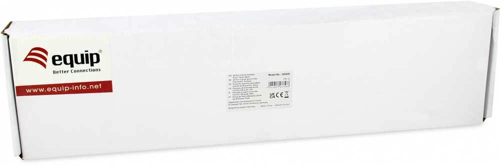 Equip Patchpanel 48x RJ45 Cat6A 19 FTP 1HE Premium juodas