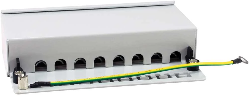„Equip“ komutacinis skydelis 8x RJ45 Cat6A FTP 1HE „Keystone“ montažas, žalias