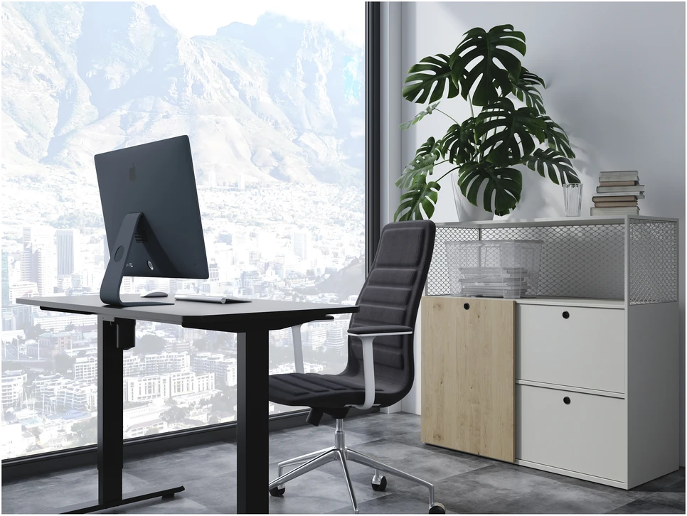 Biurko Equip Juoda 120 cm x 60 cm