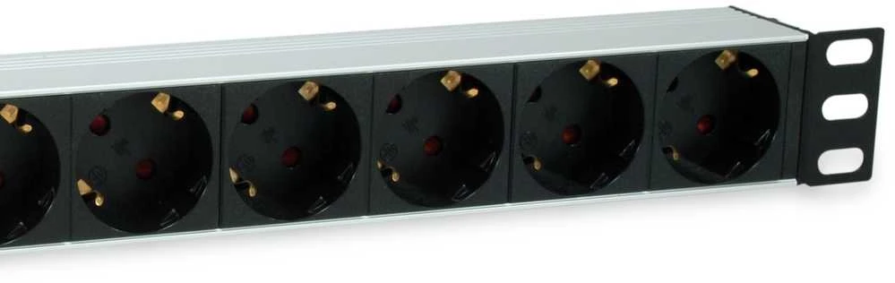 Equip Steckdosenleiste 19(1HE)7fach mit -Schutz + Schalt
