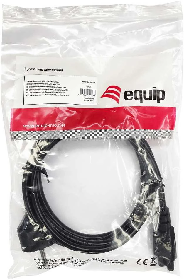 Equip EFB EK550.1,8 maitinimo kabelis