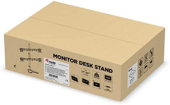 Equip 650127 monitoriaus laikiklis arba stovas 81,3 cm (32″) Stalas Juoda