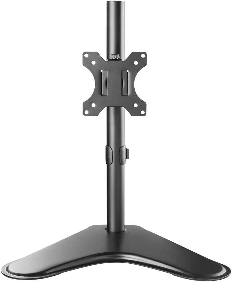 Laikiklis Equip 13"-32" pasukamas monitoriaus stalo stovas, 75 x 75 mm, 100 x 100 mm, -45 - 45°, -90 - 90°, aliuminis, plastikas, juodas