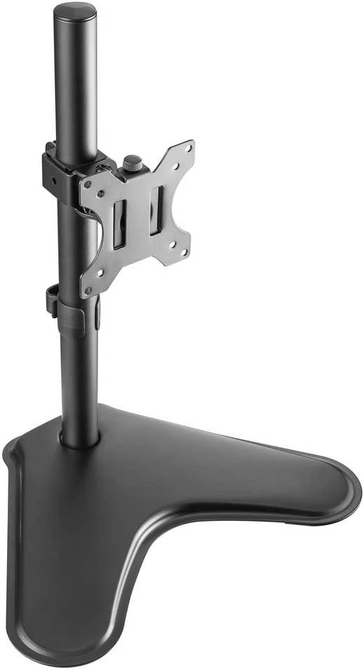 Laikiklis Equip 13"-32" pasukamas monitoriaus stalo stovas, 75 x 75 mm, 100 x 100 mm, -45 - 45°, -90 - 90°, aliuminis, plastikas, juodas