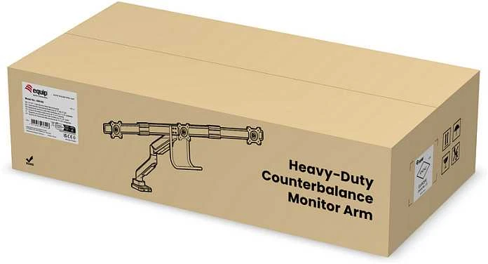Equip 650162 monitoriaus laikiklis arba stovas 68,6 cm (27″) Stalas Juoda