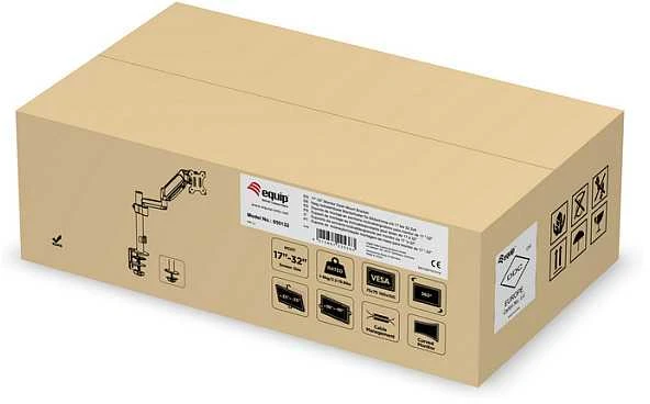 Equip 650132 monitoriaus laikiklis arba stovas 81,3 cm (32″) Stalas Juoda