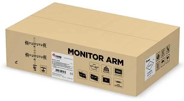 Equip 650159 monitoriaus laikiklis arba stovas 81,3 cm (32″) Stalas Juoda