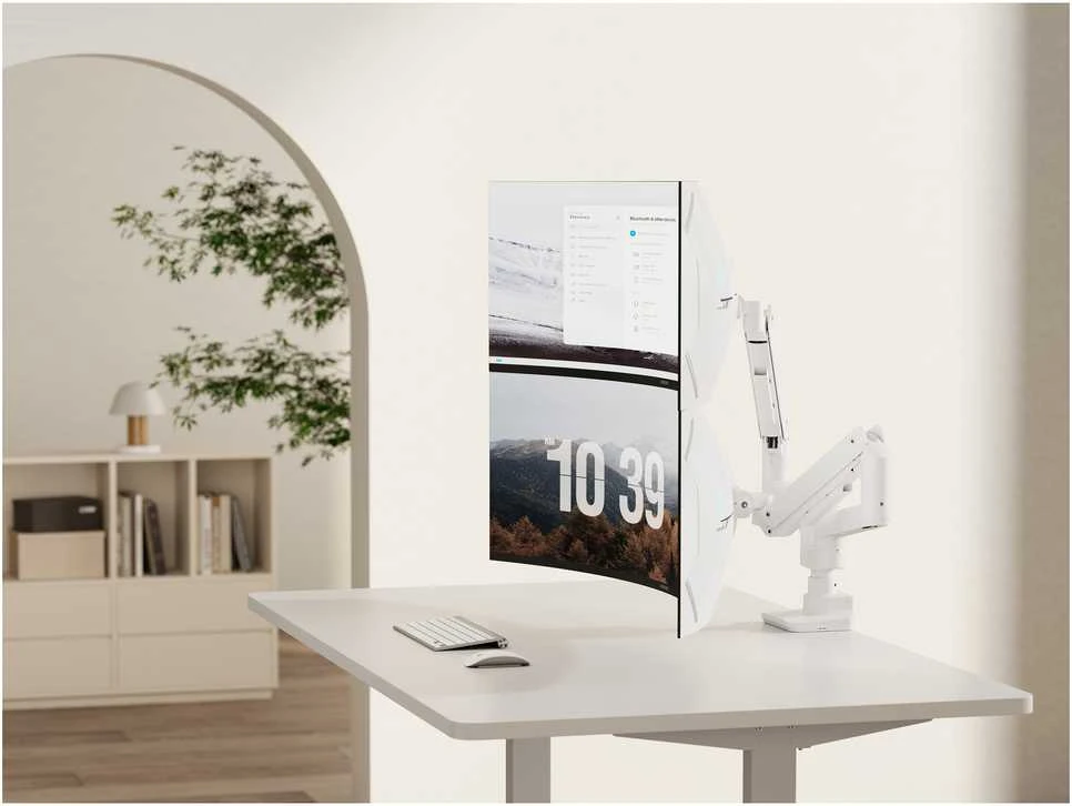 Equip 650183 monitoriaus laikiklis arba stovas 88,9 cm (35″) Stalas Balta