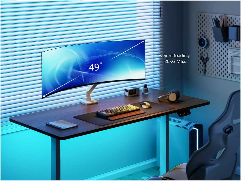 Equip 650181 monitoriaus laikiklis arba stovas 124,5 cm (49″) Stalas Balta