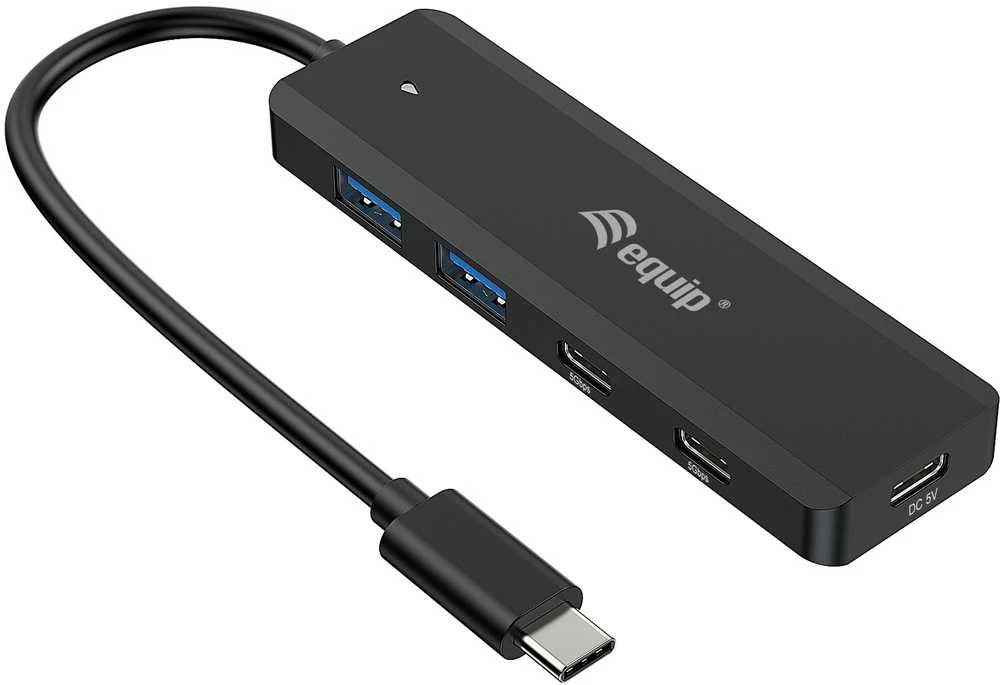 Equip USB-C 4-prievadų šakotuvas