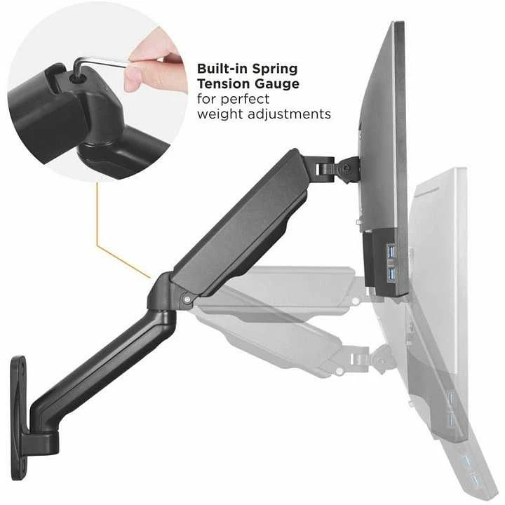 Sieninis laikiklis Equip 17"-32"/2TFT 180°GF 2Joints 9Kg sw lite mažmeninė prekyba